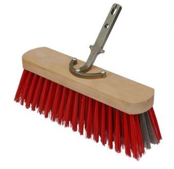 Polet CLICK-PRO Straatbezem 270 mm. PP rood + staaldraad