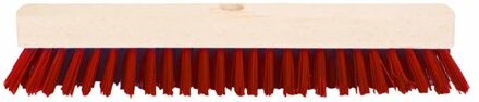Polet Vlakke bankirai bezem PVC Rood