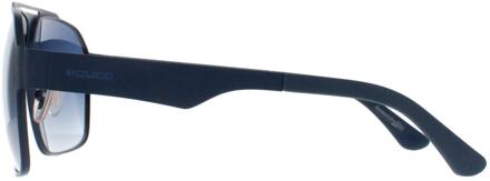 Police Aviator Heren Mat Blauw Kleurverloop SPLL08 Summit 1