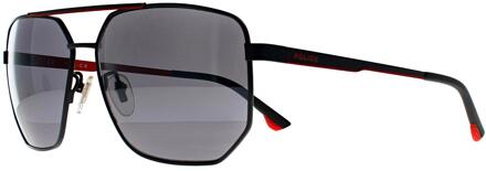 Police Aviator Heren Semi Mat Grijs Rook Spiegel SPLB36 Synth 1 - One Size