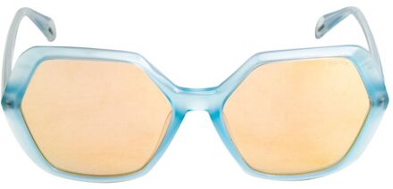 Police Blauwe Injected Zonnebril