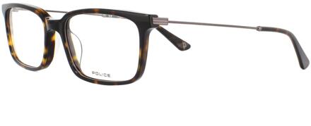 Police Clint 4 VPL687M 0722 glanzend Havanna heren politie brilmontuur Bruin - One Size