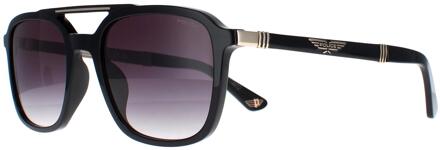 Police Lunettes de soleil Police SPLA53 0700 noir brillant fumée dégradée Zwart