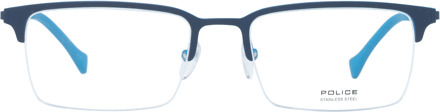 Police Lunettes VPL290 0KAB 55 Blauw