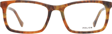 Police Politie Bruin Heren Optische Monturen - maat Veelkleurig