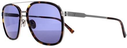 Police Politie SPLC49 Lewis 21 04BL donker havana blauw zonnebril - maat Bruin