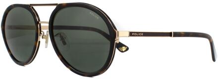 Police Politie zonnebril SPLA57 Record 2 0300 Glansende roségoudgroen - One Size