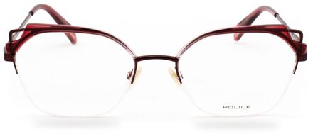 Police Povpla0408e6ac Cateye Huisartsenbril Donkerrood - One Size