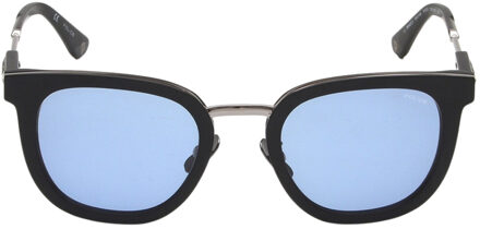 Police Prince 3 matzwarte zonnebril - maat