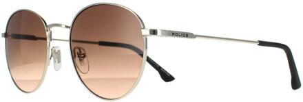 Police ronde heren palladium zilveren spiegel spl971c smoking 2 2 - maat