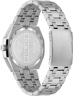 Police Skull Kristallen Horloge Lichtgrijs