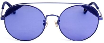 Police SPL9454 Zonnebril Paars Middelblauw