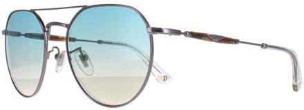 Police SPLF14 Urban 7 509B glanzend ruthenium rookspiegel zilver zonnebril - One Size