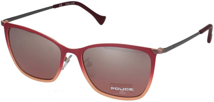 Police Sunglasses Police , Red , Unisex - 53 MM