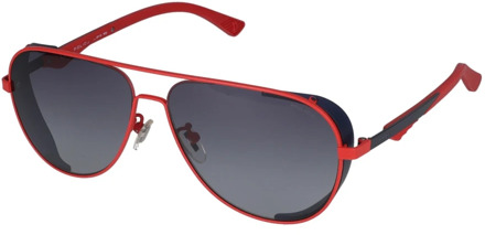 Police Sunglasses Police , Red , Unisex - 60 MM