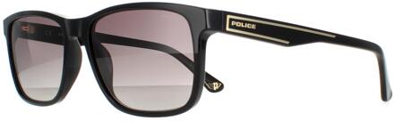 Police zonnebril Splb40n arcade2 700p Glanzende zwarte rookgradiënt gepolariseerd - One Size
