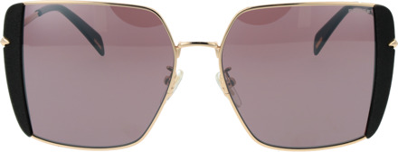 Police Zonnebril SPLL37E 300X 56 Goud - One Size