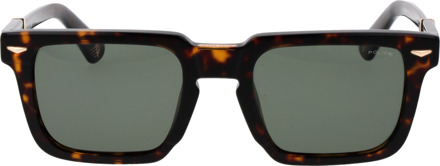 Police Zonnebril SPLL88 0722 52 - maat Bruin