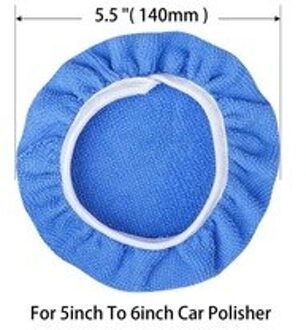 Polijsten Buffing Pads Polijstmachine Bonnet Protector Soft Light Blue 10 Stuks Set 5-6Inch