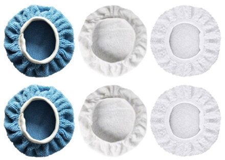 Polijsten Motorkap Buffer Pad Microfiber Motorkap Auto Polijstmachine Pad Cover Voor Auto Verf Zorg 5-6 "7-8" 9-10 "3 Maten