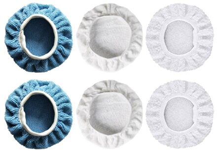 Polijsten Motorkap Buffer Pad Microfiber Motorkap Auto Polijstmachine Pad Cover Voor Auto Verf Zorg 5-6 "7-8" 9-10 "3 Maten