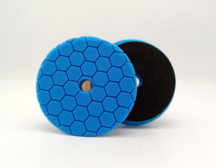 Polijsten Pad 30 Mmthick 6 Inch Hexagon Buffing Pad Blauw Licht Snijden Europa Spons Pad Voor Dual Action Auto Polishier blauw 1stk