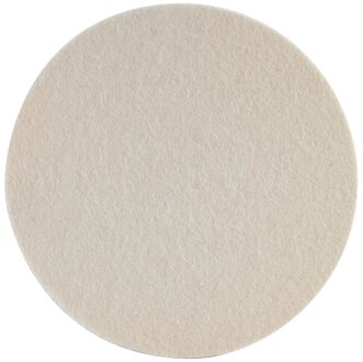 Polijstschijf 13 Cm Vilt Wit 2 Stuks