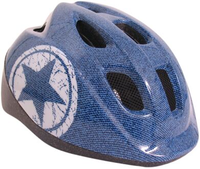 Polisport Kinderhelm Jeans. maat: S (52/56 cm), kleur: Blauww