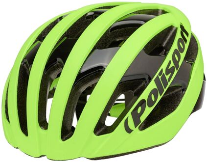 Polisport Light pro fietshelm m 52-58cm fluo geel/zwart