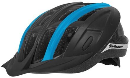 Polisport ride in fietshelm l 58-62cm zwart/blauw Multikleur
