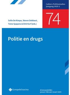 Politie En Drugs - Cahiers Politiestudies