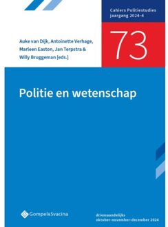 Politie En Wetenschap - Cahiers Politiestudies