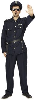 Politie Hoofdagent Kostuum Blauw