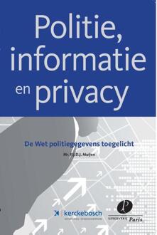 Politie, informatie en privacy - Boek P.J.D.J. Muijen (9490962430)