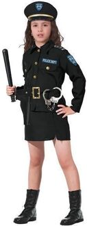 Politie kostuum meisje - Maatkeuze: Maat 116