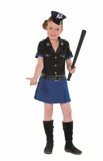 Politie Meisje Jurkje Zwart