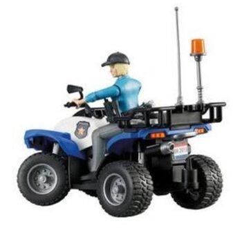 Politie quad met politieagent