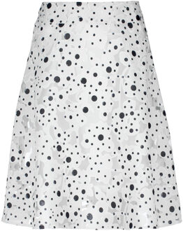 Polka Dot Cloche rok - maat Ecru