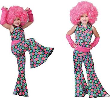 Polka Dot Disco Jumpsuit kind Multikleur - Print