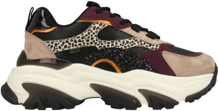 Polly CPOLLY-03PSH6 Grijs / Paars / Zwart-38 maat 38