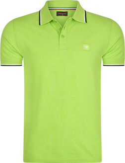 Polo applique pique Groen - XL