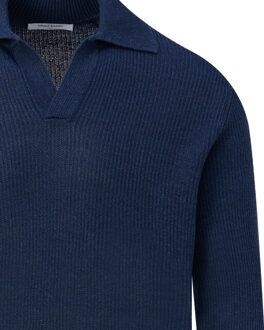 Polo donker - maat 50 Blauw