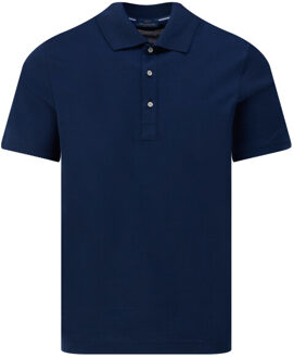 Polo donker - maat L Blauw