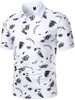 Polo Homme Zomer Korte Mouw Polo Shirt Toevallige Slanke Effen Kleur Business Herenkleding Modedruk Mannen Tops Kleding # G37 Xxl