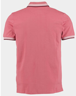 Polo korte mouw brick polo oxford collar 24108br06bo/730 rose Roze