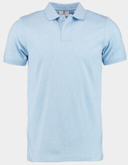 Polo korte mouw fender polo melange 24108fe62bo/210 light blue Blauw - XXL