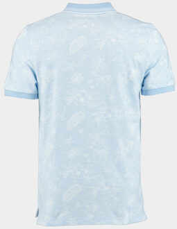 Polo korte mouw ken polo oxford aop 24108ke09bo/210 light blue Blauw - XL