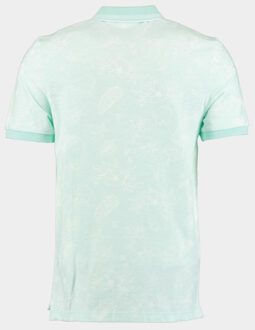 Polo korte mouw ken polo oxford aop 24108ke09bo/313 mint - maat XXXL Groen