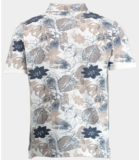 Polo korte mouw polo print 2822425/801 porcellana Beige - S