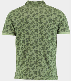Polo korte mouw polo print 2823425/374 cactus Groen - S